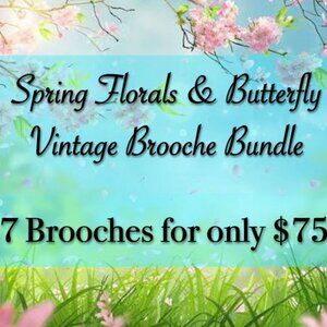7 Vintage Spring Inspired Brooches